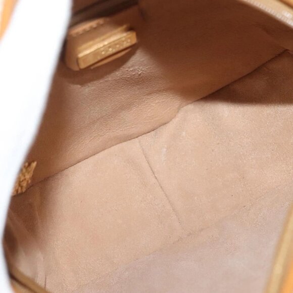 GUCCI Micro GG Supreme Shoulder Bag PVC Beige Gold 007 115 0088 Auth BA3970 - Picture 10 of 16